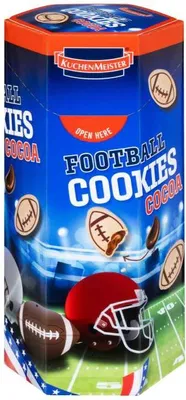 Produktbild von KuchenMeister Football Cookies Cocoa 75g