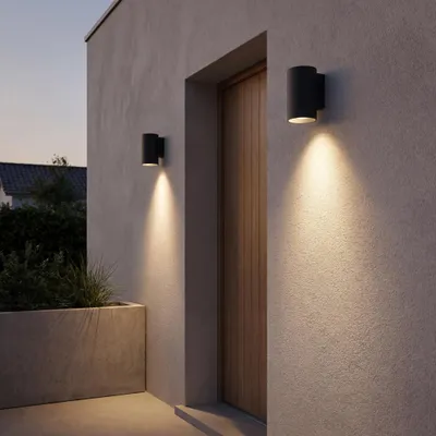 Imagen del producto de Lámpara exterior LED C4 Cosmos - 36 W, luz blanca cálida, 2367 lúmenes, IP66, color gris