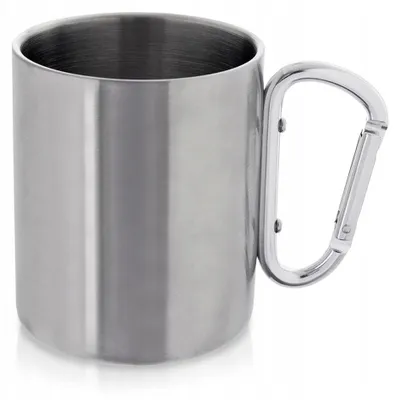 Produktbild von Orion Reisebecher 350ml Edelstahl Doppelwandig mit Karabiner