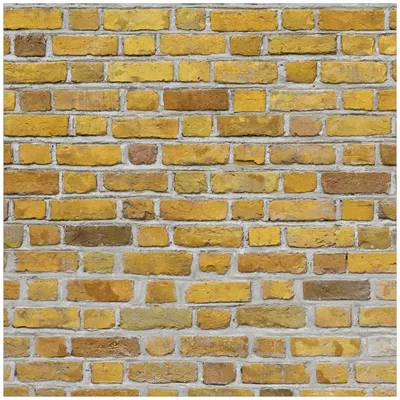 Produktbild von Wallario Möbeldesign / Aufkleber, geeignet für Ikea Lack Tisch - Ziegelsteinwand in gelb - Backsteine in 55 x 55 cm