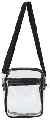 Produktbild von Durchsichtige Umhängetasche, Stadium Approved, transparente PVC-Schultertasche für Arbeit, Business, L