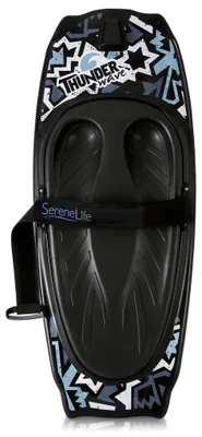Produktbild von Kneeboard – Wassersportbrett – Kniesurfbrett – Bodyboard – Wasserbrett – Schwarz/Blau – Ultraleicht