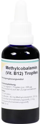 Obrázek produktu pro Reinhildis Pharmacy Methylcobalamin (Vit. B12) kapky, 50 ml roztok