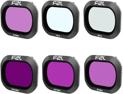 Obrázek produktu pro Sada 6 filtrů na objektiv fotoaparátu: ND4–ND32, UV, CPL, vícevrstvé