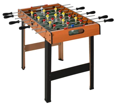 Produktbild von HOMCOM Mini Tischkicker mit 2 Beinsätzen, tragbarer Kickertisch mit 22 Spieler