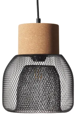 Immagine prodotto di BRILLIANT Lampe Flaka luce a sospensione 1flg nero opaco | 1x A60, E27, 40W, g.f. Lampade standard n. ent. | Il cavo può essere accorciato | Adatto per lampade LED
