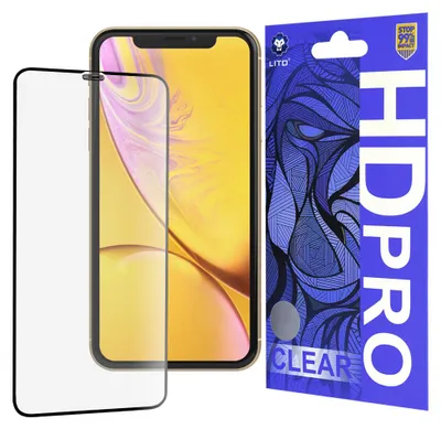 Obrázek produktu pro Lito HD Pro Clear – Ochranné sklo pro iPhone XR / 11 – Černé