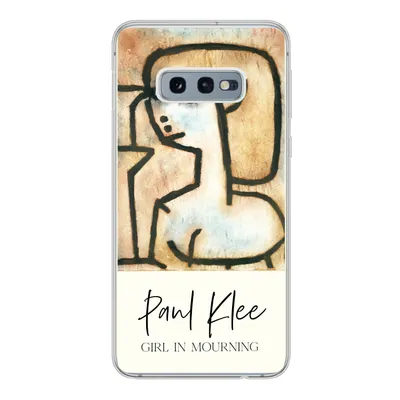 Produktbild von MuchoWow® Handyhülle Schutzhülle Hülle für Samsung Galaxy S10e Kunst - Paul Klee - Trauerndes Mädchen Silikon Softcase Handy Hülle - Handy