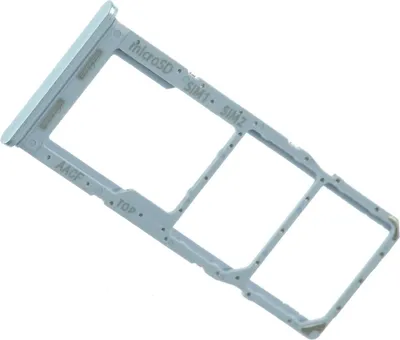 Produktbild von Simkarten Halter für Samsung Galaxy A13 - Tray Fach Schublade Schlitten Blau