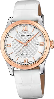 Produktbild von Candino Damen Uhr Analog Luxus Edelstahl Armbanduhr Classic weiß D2UC4737/2