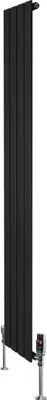 Immagine prodotto di Radiatori a pannello e valvole – 1800 mm x 280 mm – Neri