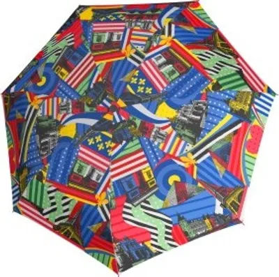 Produktbild von Knirps Taschenregenschirm Regenschirm T.020 Small Manual Paris Pop bunt