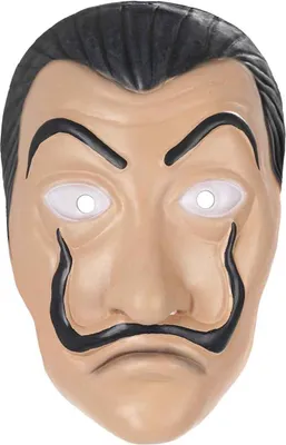 Produktbild von Salvador Dali Maske aus Latex | Kostüm Maske für Haus des Geldes Fans