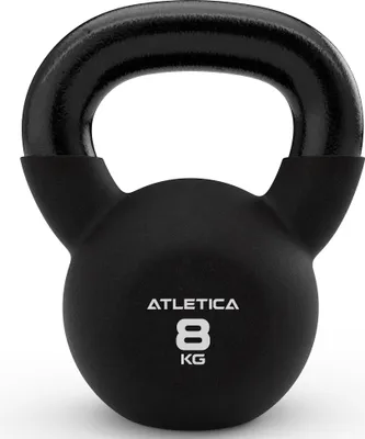 Produktbild von ATLETICA Kettlebell | 8kg | hochwertiger Look & Feel | doppelt Neopren beschichtet