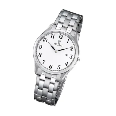 Produktbild von Festina Herren Uhr Klassik F6840/1 Edelstahl Armbanduhr silber UF6840/1