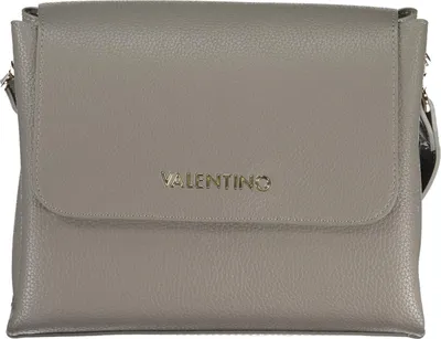 Produktbild von Graue Damendesigner-Tasche mit abnehmbaren Riemen und Kontrastdetails