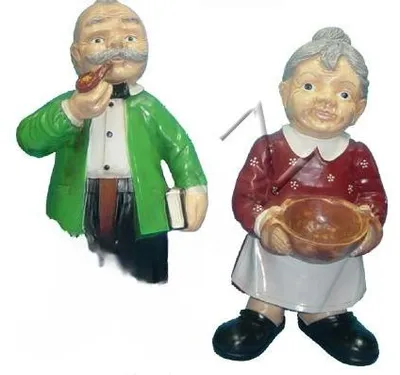 Immagine prodotto di Design Nonni Figura Statua Scultura Figure Sculture Decorazione Decorazione Nuovo
