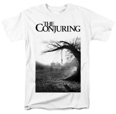 Obrázok produktu pre Tričko s motívom filmu "The Conjuring" – uni, pánske/dámske, model TV36754 (veľkosť XL), biela farba