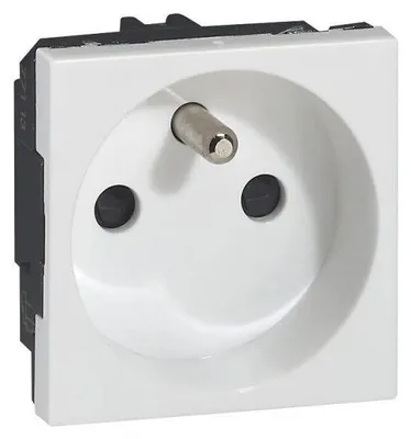 Image de Prise 2P+T Mosaic - blanc LEGRAND