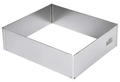 Produktbild von Birkmann Easy Baking Backrahmen, Back Rahmen, Tortenrahmen, Backzubehör, Federbandstahl, 22 cm, 429307