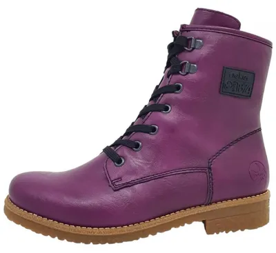 Productafbeelding van Rieker Damenschuhe Schnürer Schnürstiefel Violett Freizeit