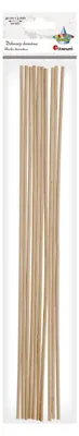 Immagine prodotto di Bastoncini di legno per decorazioni 30 cm x 3 mm 10 pezzi Titanum