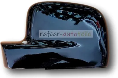 Produktbild von Spiegelkappe Abdeckung Gehäuse lackiert links Für VW CADDY VW TRANSPORTER T5 schwarz LC9X