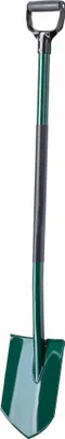 Obrázok produktu pre Záhradná lopata - lopata - špicatá čepeľ - 118 cm - kovová čepeľ - ergonomická rukoväť