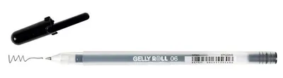 Obrázek produktu pro Gelové pero Sakura Gelly Roll černé 06