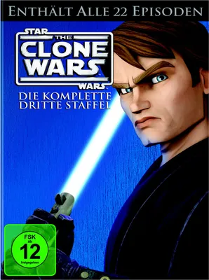 Produktbild von Star Wars: The Clone Wars - Die komplette 3. Staffel (5 Discs)