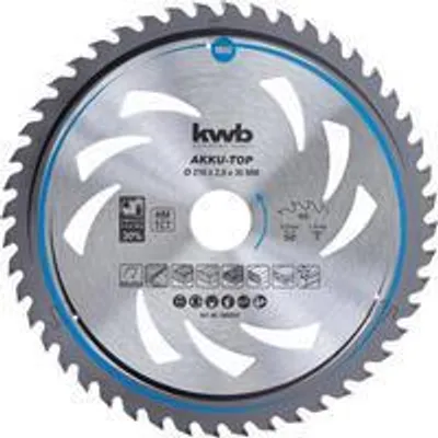 Produktbild von kwb 588254 Hartmetall Kreissägeblatt 216 x 30 x 1.3 mm Zähneanzahl: 48 1 St