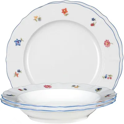 Obrázok produktu pre Seltmann Weiden 4003106989848, 6 osôb, Porcelán, Biela, Kolo, 26 cm, 23 cm
