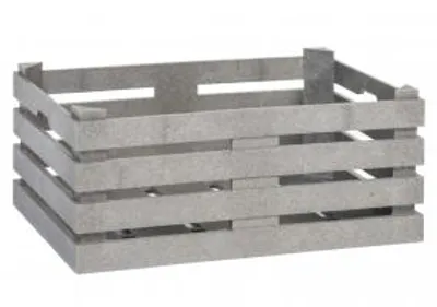 Immagine prodotto di H&H Set 2 Cestini Simplybox Colore Grigio Cm22X14X9