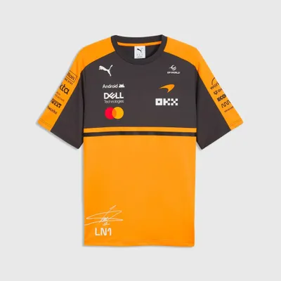 Produktbild von McLaren T-Shirt, Team, Lando Norris, Papaya L
