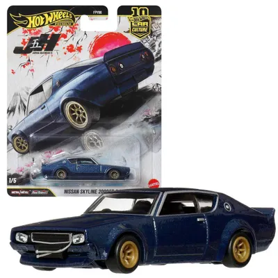 Produktbild von Hot Wheels Car Culture Premium Die-Cast-Spielzeug-Auto oder -Truck im Maßstab 1:64 (Stile können abweichen), Fahrzeug, 3 Jahr(e), Kunststoff, Metall, Blau
