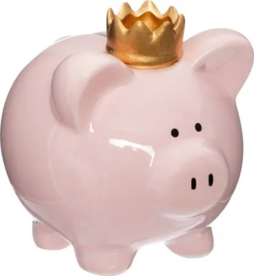 Produktbild von Sparschwein h.14,5cm sandstein - Atmosphera créateur d'intérieur