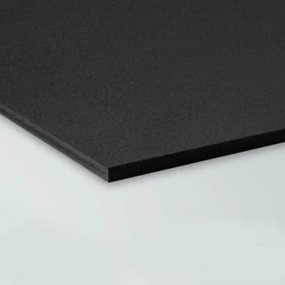 Produktbild von Forex-Platte Stärke 10 mm 100x100 cm schwarz