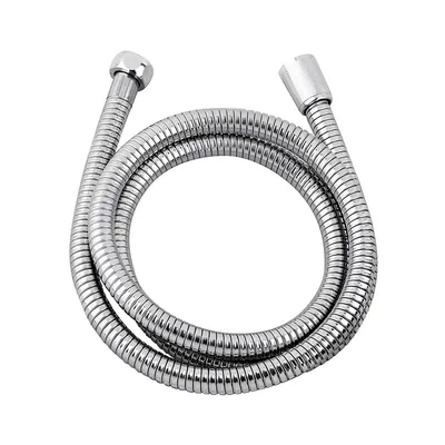 Produktbild von Duschschlauch EDM Silberfarben Edelstahl Messing
