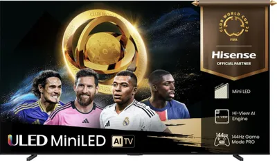 Image de Téléviseur Hisense 85U7Q ULED Mini LED, 85 pouces (215 cm), 4K UHD, 144 Hz, Smart TV, , noir