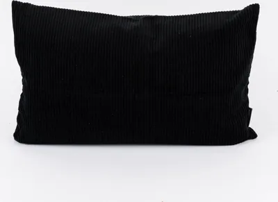 Produktbild von Kissenhülle Breitcord schwarz div Größen von SCHÖNER LEBEN. Größe 60x80cm (HxB) 60x80cm (HxB) Größe