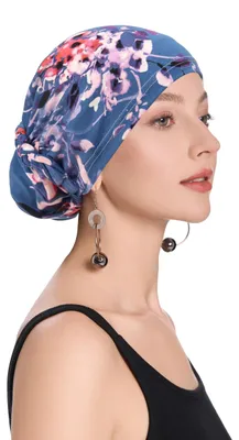 Produktbild von Damen Chemo Turban Kopftuch - Bequeme Kopfbedeckung für verschiedene Aktivitäten