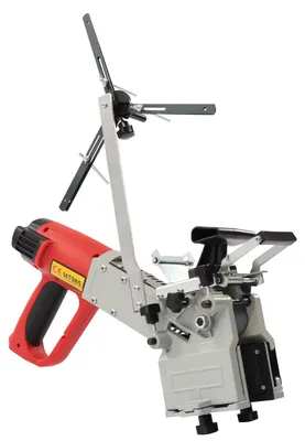 Productafbeelding van Kantenaanbrengmachine - Handmatig - 2000 W - 220 V - Rood - Voor Houtfineer En Kunststof Randverlijmer