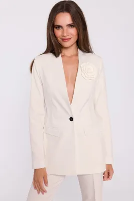 Produktbild von Stylove Damen der Sakko Qudel S370 Elfenbein L
