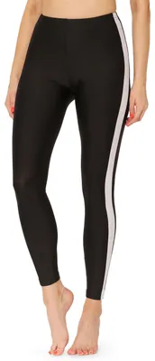Produktbild von Merry Style Damen 7/8 Lange Leggings Sportleggings Mikrofaser MS10-404 (Schwarz, XS)