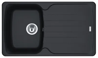 Obrázek produktu pro FRANKE ANTEA AZG 611 Vestavný dřez / Fraganit / Onyx / Oboustranný / Excentrický / 45 cm