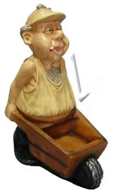 Produktbild von Vase + Statuen Blumenvase Vasen Deko Blumentopf Dekoration Töpfe Figur Skulptur