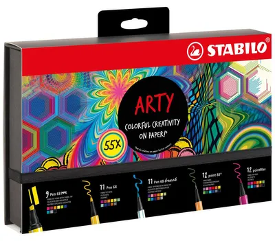 Obrázek produktu pro STABILO ARTY Creative Set, 55 kusů, Vícebarevný