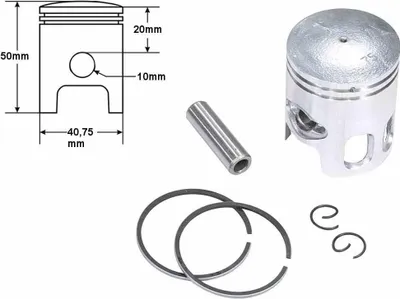 Immagine prodotto di Pistone Yamaha Jog 50 Std 40,75 3-Circondanze