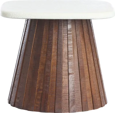 Produktbild von Light & Living - Beistelltisch OKATO - Ø45x40cm - Weiß