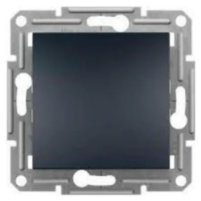 Image de Bouton-poussoir unipolaire Sans cadre, anthracite Schneider Asfora EPH0700171
